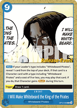 I Will Make Whitebeard the King of the Pirates (OP12-058) - Promos: Legacy of the Master (Common) [OP12P-058]