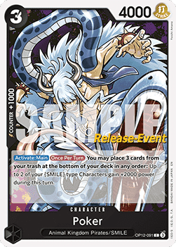 Poker (OP12-091) - Promos: Legacy of the Master (Common) [OP12P-091]