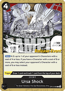 Ursa Shock (OP12-096) - Promos: Legacy of the Master (Common) [OP12P-096]
