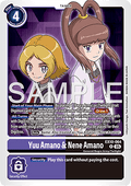 Yuu Amano & Nene Amano (EX10-064) (V.1) - Sinister Order (Rare) [EX-10-064]