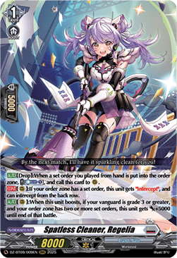 Spatless Cleaner, Regelia  (V.1 - Triple Rare) - Super Brave Detonation (Triple Rare) [DZ-BT09-009]