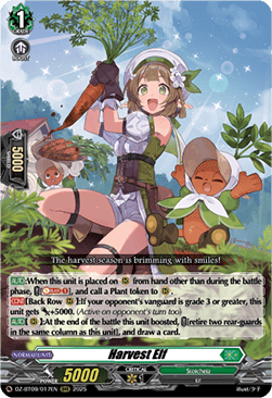 Harvest Elf  (V.1 - Triple Rare) - Super Brave Detonation (Triple Rare) [DZ-BT09-017]