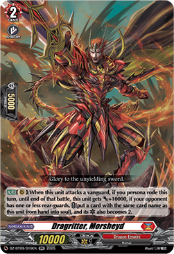 Dragritter, Morsheyd  (V.1 - Double Rare) - Super Brave Detonation (Double Rare) [DZ-BT09-019]