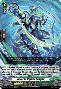 Inverse Ripper Dragon  (V.1 - Double Rare) - Super Brave Detonation (Double Rare) [DZ-BT09-037]
