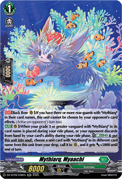 Mythiarq, Myaachi  (V.1 - Double Rare) - Super Brave Detonation (Double Rare) [DZ-BT09-039]