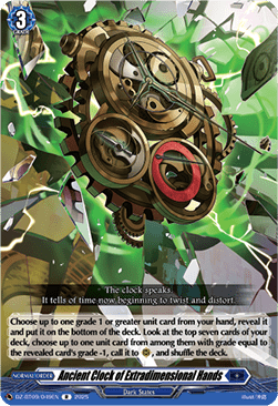 Ancient Clock of Extradimensional Hands  (V.1 - Rare) - Super Brave Detonation (Rare) [DZ-BT09-049]