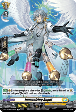 Immunizing Angel  (V.1 - Rare) - Super Brave Detonation (Rare) [DZ-BT09-056]