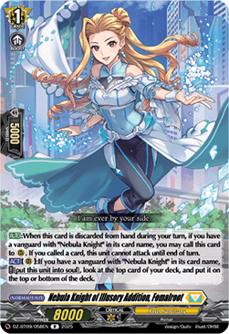 Nebula Knight of Illusory Addition, Fomalroot  (V.1 - Rare) - Super Brave Detonation (Rare) [DZ-BT09-058]