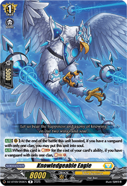 Knowledgeable Eagle  (V.1 - Rare) - Super Brave Detonation (Rare) [DZ-BT09-059]