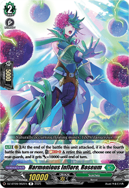 Harmonious Inflore, Roseum  (V.1 - Rare) - Super Brave Detonation (Rare) [DZ-BT09-062]