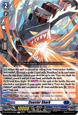 Coaster Shark - Super Brave Detonation (Common) [DZ-BT09-075]