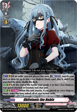 Oblivionis the Noble  (V.1 - Special EX) - Super Brave Detonation (Special EX) [DZ-BT09-EX15]