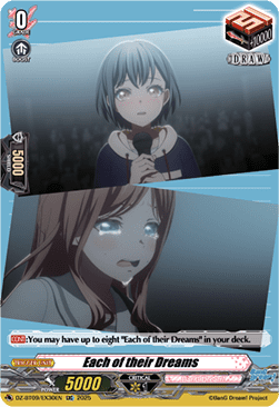 Each of their Dreams  (V.1 - Special EX) - Super Brave Detonation (Special EX) [DZ-BT09-EX30]