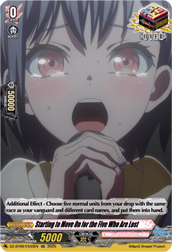 Starting to Move On for the Five Who Are Lost - Super Brave Detonation (Special EX) [DZ-BT09-EX33]