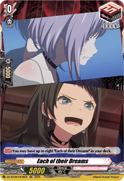 Each of their Dreams  (V.2 - Special EX) - Super Brave Detonation (Special EX) [DZ-BT09-EX38]