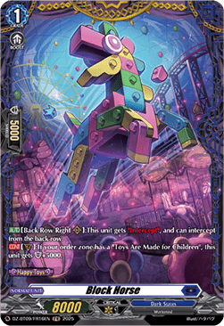 Block Horse  (V.2 - Frame Rare) - Super Brave Detonation (Frame Rare) [DZ-BT09-FR16]