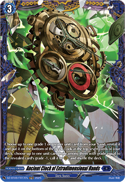 Ancient Clock of Extradimensional Hands  (V.2 - Frame Rare) - Super Brave Detonation (Frame Rare) [DZ-BT09-FR17]