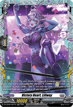 Victory Heart, Liliway  (V.2 - Frame Rare) - Super Brave Detonation (Frame Rare) [DZ-BT09-FR21]