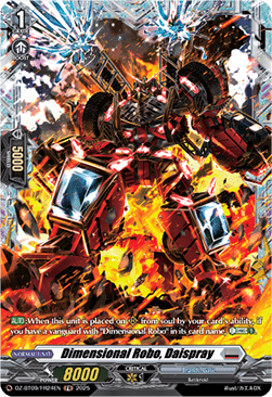 Dimensional Robo, Daispray  (V.2 - Frame Rare) - Super Brave Detonation (Frame Rare) [DZ-BT09-FR24]