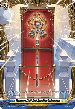 Treasure Staff That Sparkles in Rainbow  (V.2 - Frame Rare) - Super Brave Detonation (Frame Rare) [DZ-BT09-FR38]
