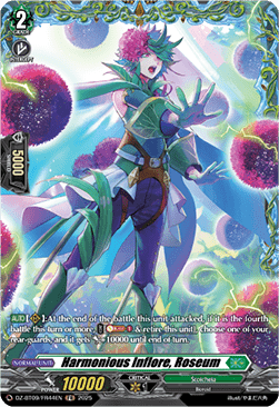 Harmonious Inflore, Roseum  (V.2 - Frame Rare) - Super Brave Detonation (Frame Rare) [DZ-BT09-FR44]