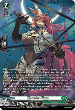 Thruster Vixen  (V.3 - Silver Rare) - Super Brave Detonation (Silver Rare) [DZ-BT09-SR34]
