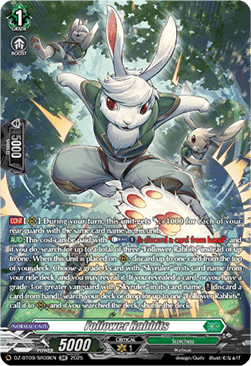 Follower Rabbits  (V.3 - Silver Rare) - Super Brave Detonation (Silver Rare) [DZ-BT09-SR39]