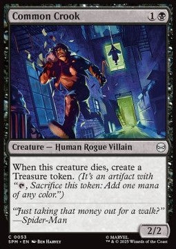 Common Crook - Magic: The Gathering | Marvel's Spider-Man (Common) [SPM-53]
