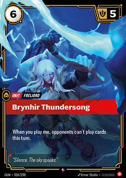 Brynhir Thundersong - Origins (Rare) [OGN-026]