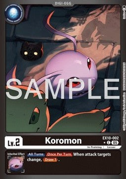 Koromon (EX10-002) (V.2) - Sinister Order (Alternative Art) [EX-10-002]