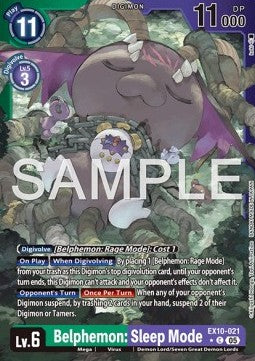 Belphemon: Sleep Mode (EX10-021) (V.2) - Sinister Order (Alternative Art) [EX-10-021]
