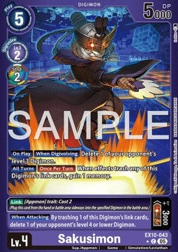 Sakusimon (EX10-043) (V.2) - Sinister Order (Alternative Art) [EX-10-043]