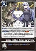 Unique Emblem: Gravel Hearts (EX10-069) (V.2) - Sinister Order (Alternative Art) [EX-10-069]