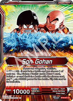 Son Gohan // Son Gohan, Protecting the Weak (V.2 - Alternate Art) - Prismatic Clash (Alternate Art) [BT28-001]