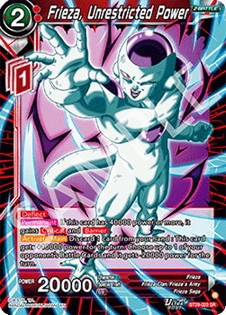 Frieza, Unrestricted Power - Prismatic Clash (Super Rare) [BT28-003]