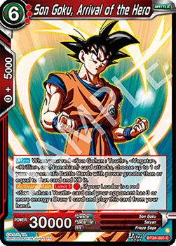 Son Goku, Arrival of the Hero - Prismatic Clash (Common) [BT28-005]