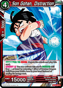 Son Gohan, Distraction - Prismatic Clash (Common) [BT28-008]
