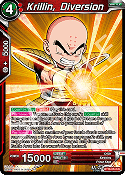Krillin, Diversion - Prismatic Clash (Uncommon) [BT28-014]