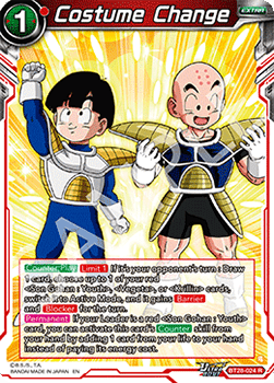 Costume Change - Prismatic Clash (Rare) [BT28-024]