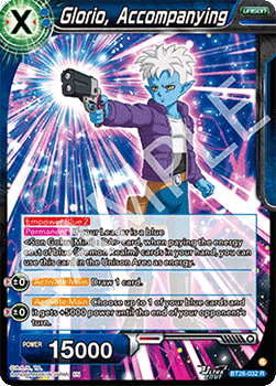 Glorio, Accompanying - Prismatic Clash (Rare) [BT28-032]