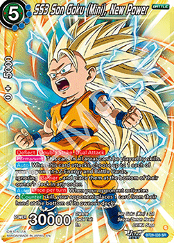 SS3 Son Goku (Mini), New Power - Prismatic Clash (Super Rare) [BT28-033]