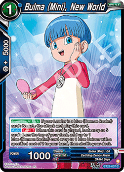 Bulma (Mini), New World - Prismatic Clash (Common) [BT28-037]