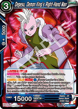 Degesu, Demon King's Right-Hand Man - Prismatic Clash (Rare) [BT28-052]
