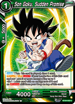 Son Goku, Sudden Promise - Prismatic Clash (Common) [BT28-059]