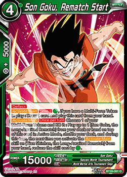 Son Goku, Rematch Start - Prismatic Clash (Common) [BT28-061]