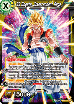 SS Gogeta, Transcendent Rage - Prismatic Clash (Super Rare) [BT28-082]