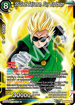 SS Great Saiyaman, Fury Explosion (V.1 - Super Rare) - Prismatic Clash (Super Rare) [BT28-083]