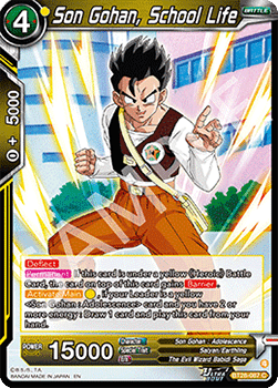 Son Gohan, School Life - Prismatic Clash (Common) [BT28-087]