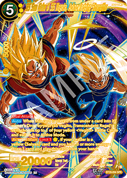 SS Son Goku & SS Vegeta, Acknowledging Strengths (V.2 - Special Rare) - Prismatic Clash (Special Rare) [BT28-094]