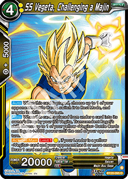 SS Vegeta, Challenging a Majin - Prismatic Clash (Common) [BT28-095]